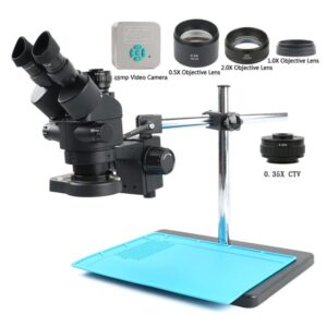 48MP Camera Microscope 4K 1080P HDMI USB Video Camera Continuous Zoom Microscope for Soldering